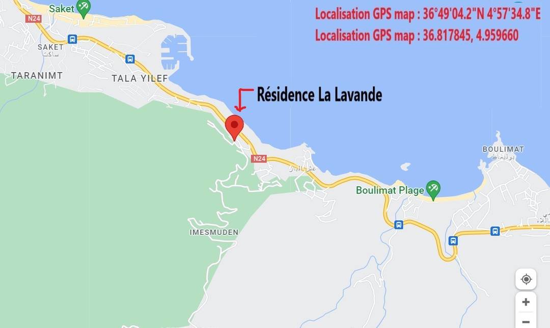 Location appartement F2 Vue sur mer résidence "La Lavande" 