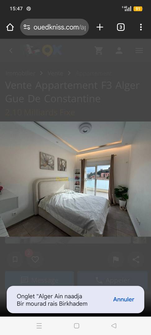 Appartement bessa promotion 