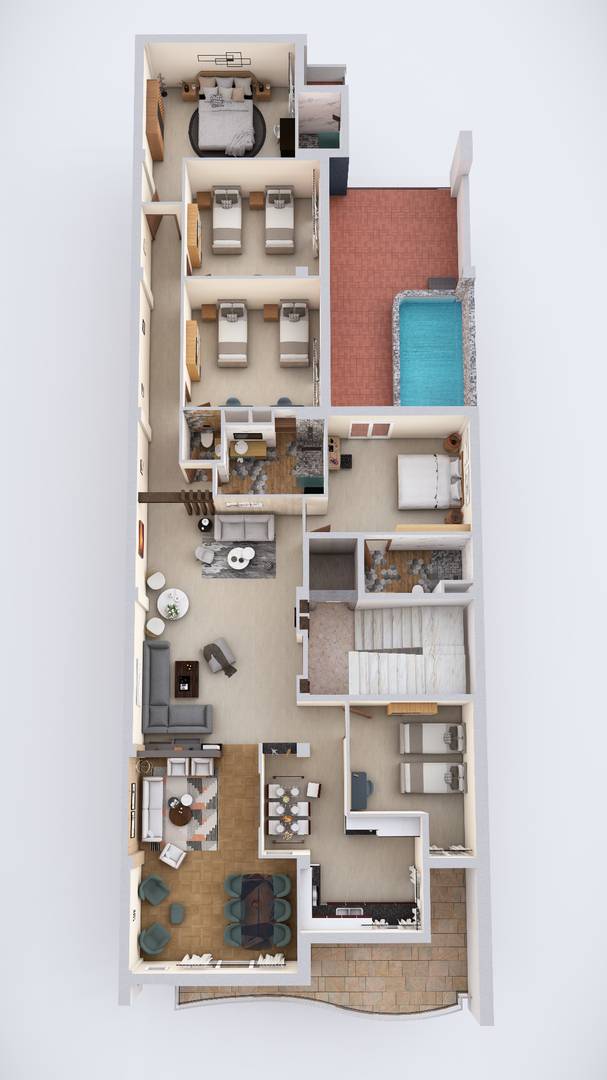 Appartement F7 luxe au centre ville de jijel
