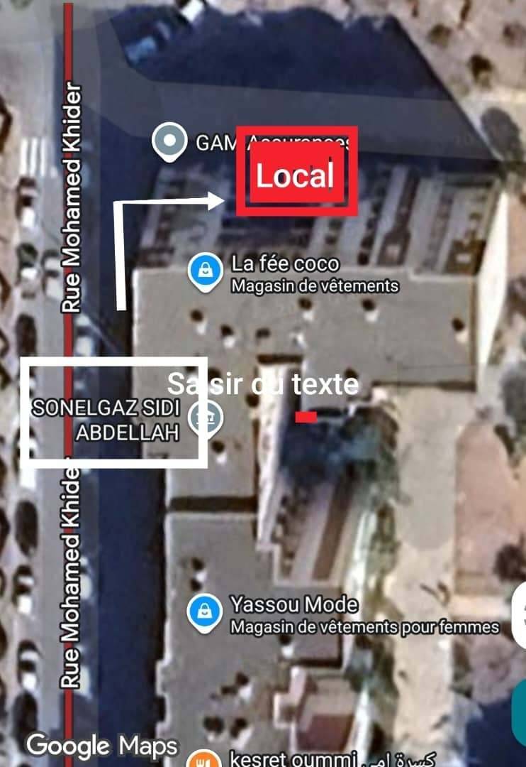 Local commercial à Sidi Abdallah, Zone A