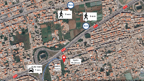 Bureaux . Local commercial . Hangar. Parc