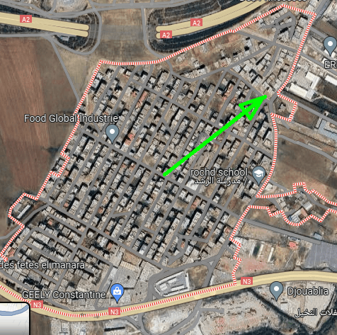 Lot de Terrain au Moudjahidines (Route El Mridj) 