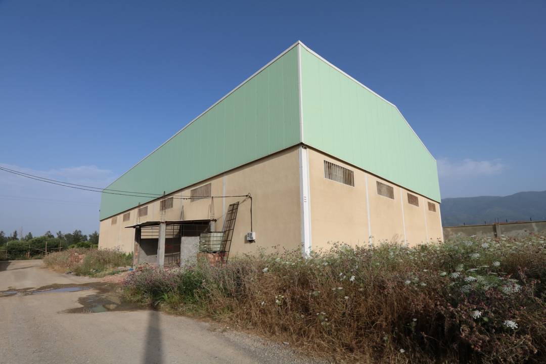 Agence loue à Guerrouaou un hangar industriel de 1000 M² couvert (en panneaux sandwichs)