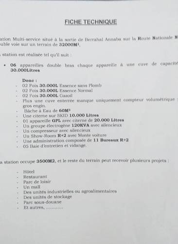 Terrain industrielle 