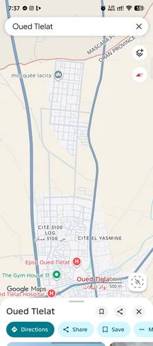 Lot terrin oued tlelat 
