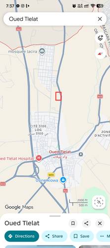 Lot terrin oued tlelat 