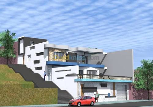 MAGNIFIQUE VILLA HONAÏNE PLAGE TAFSOUT VUE PANORAMIQUE PROJET À FINIR