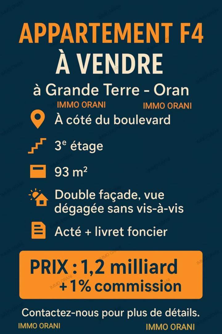 f4 Grand terre ORAN