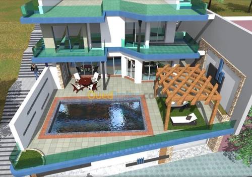 MAGNIFIQUE VILLA HONAÏNE PLAGE TAFSOUT VUE PANORAMIQUE PROJET À FINIR