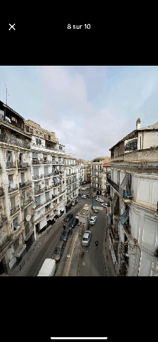 Appartement f6 plus véranda alger centre vue sur  Didouche mourad 