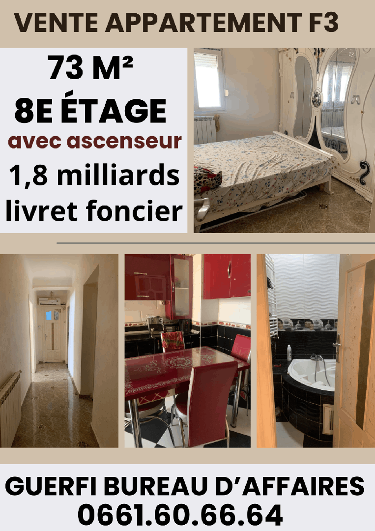 VENTE APPARTEMENT F3