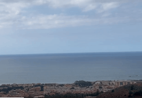 terrain + carcasse à vendre hauteur de cherchell