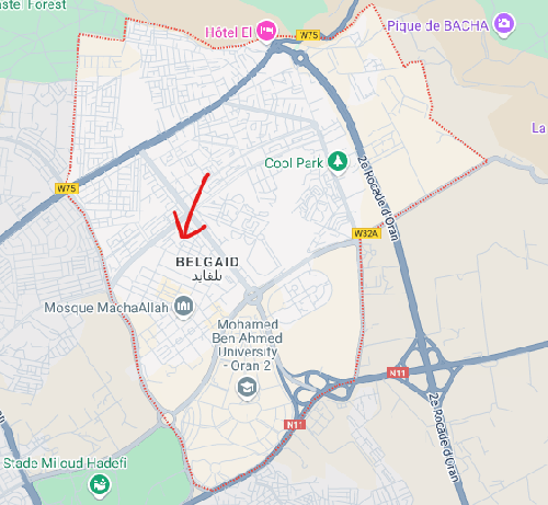 Local situé a Dar es salam, Dar Essalem, CEM Hai El Yasmine 2, Bir El Djir, Algérie