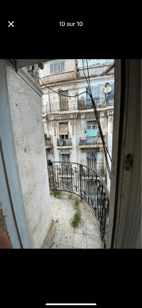 Appartement f6 plus véranda alger centre vue sur Didouche mourad