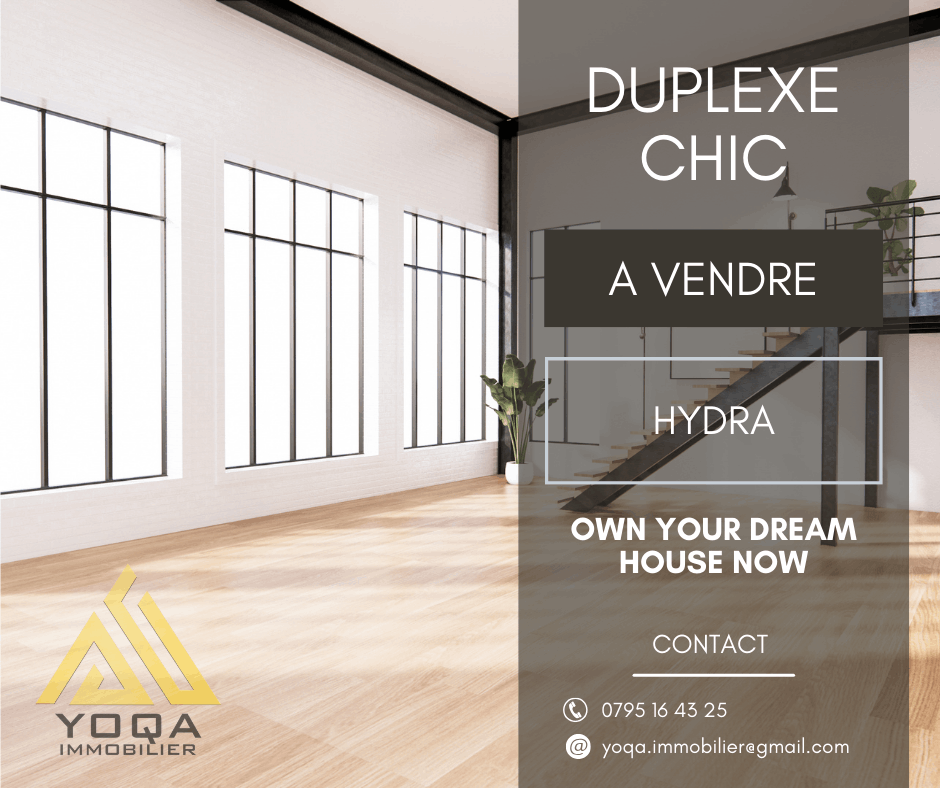 magnifique duplex en vente