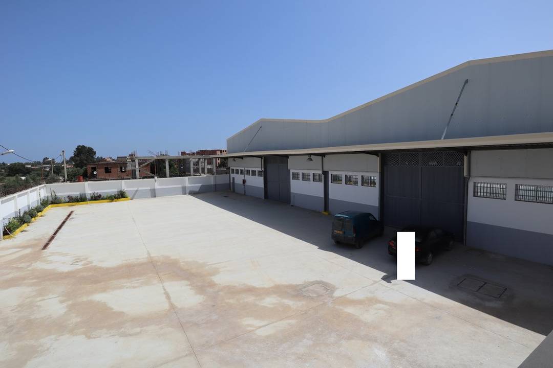 Agence loue à Khemis El Khechna un Hangar industriel de : 1900 M² couvert (en panneaux sandwichs)