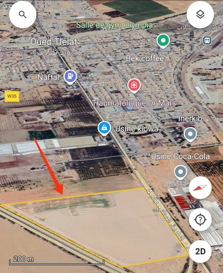 للبيع ارض استثمارية عمرانية موجه لمشروع 2000 سكن