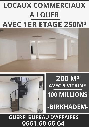 LOCAUX COMMERCIAUX A LOUER