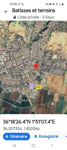 Terrain 400m2, Ain Defla, El Amrz