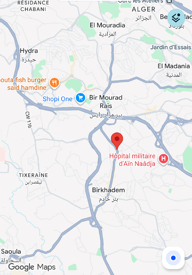 🏡🏗️👷 Villa sur Terrain constructible exceptionnel à Alger – Quartier Les Vergers (Bir-Khadem)