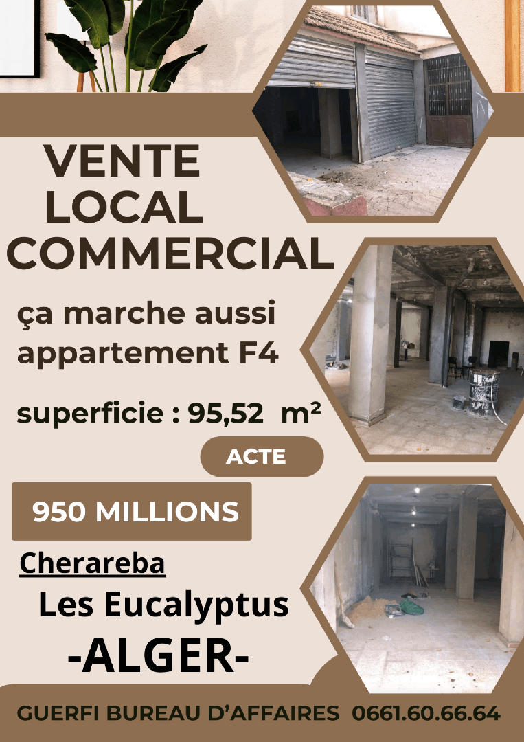 VENTE LOCAL COMMERCIAL 