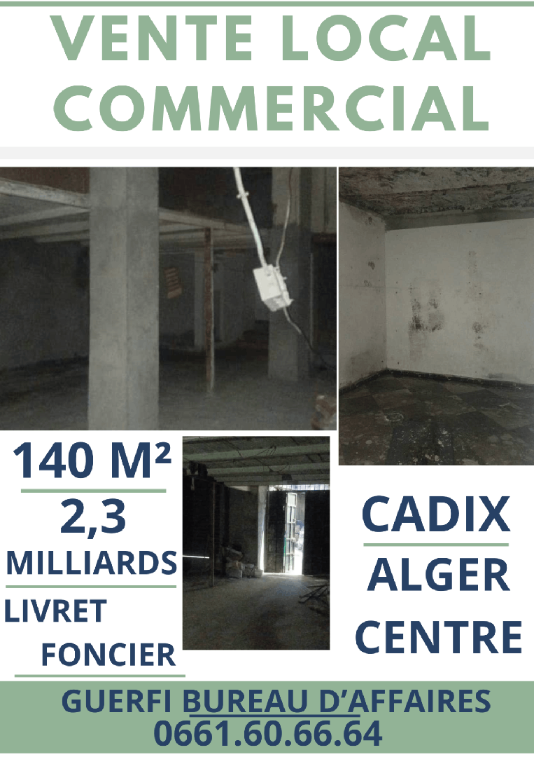 VENTE LOCAL COMMERCIAL