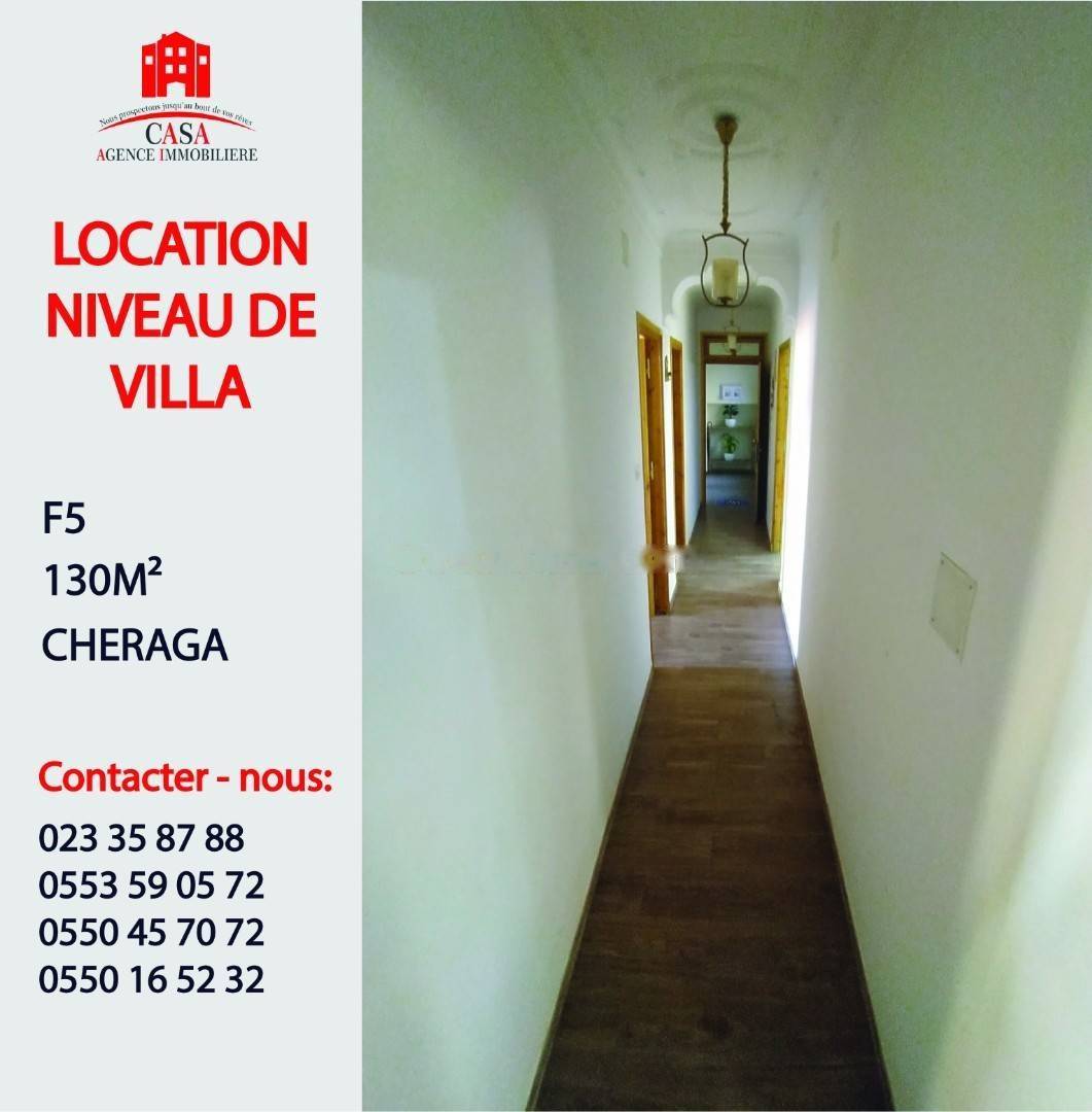 Location Niveau de villa F5 Cheraga