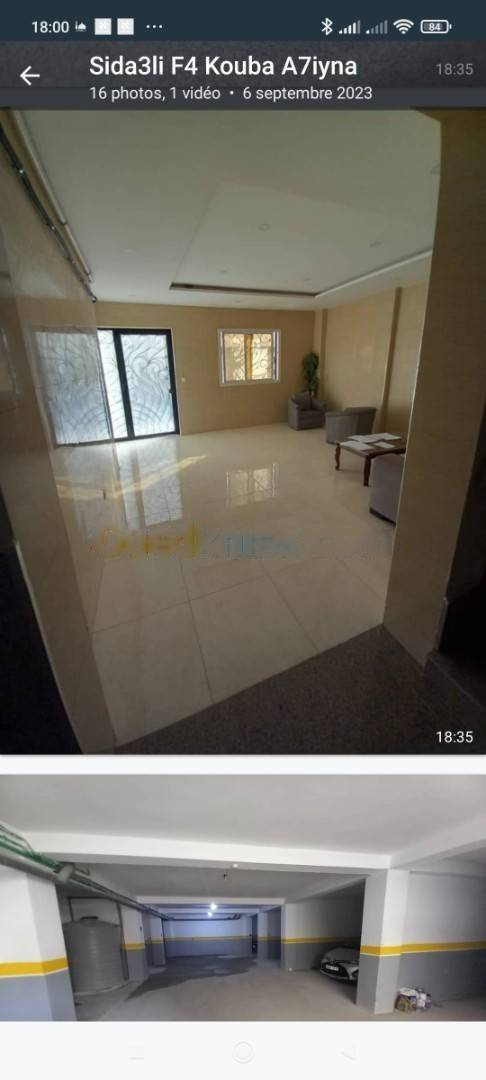 Vente Appartement F4 Kouba