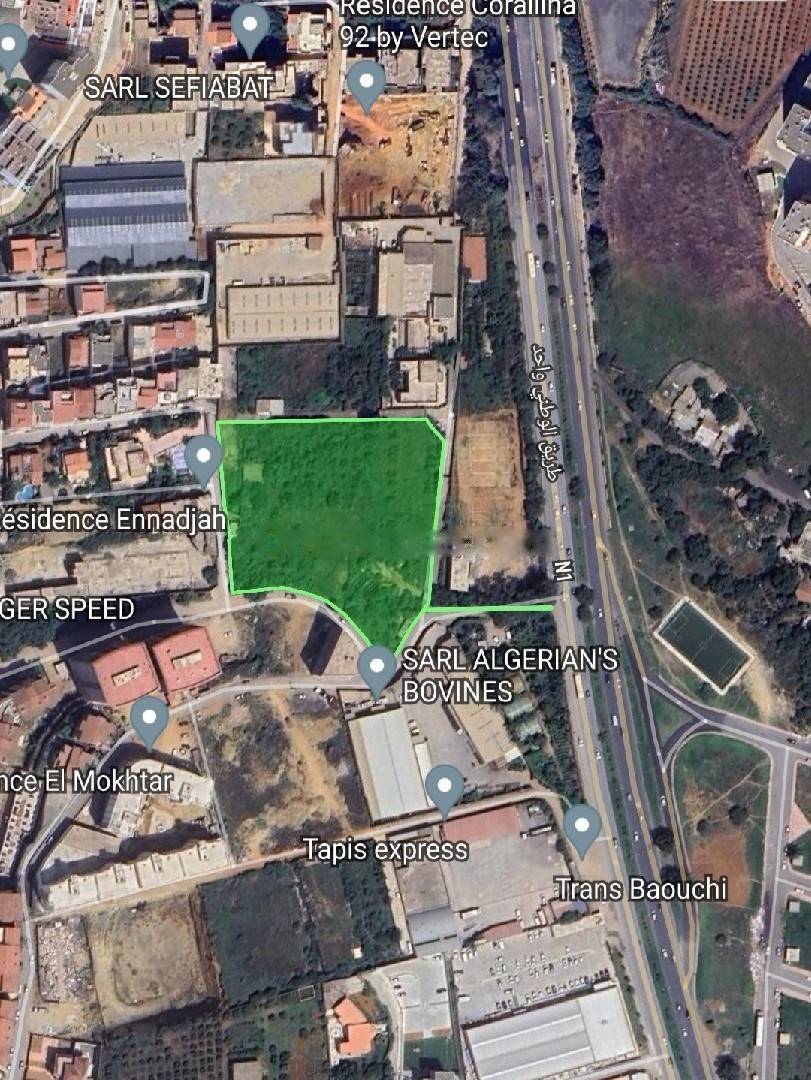 Vente Terrain Birkhadem