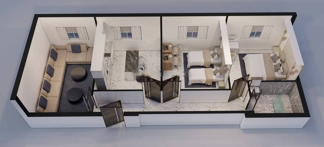 Vente Appartement F2 Bordj El Kiffan