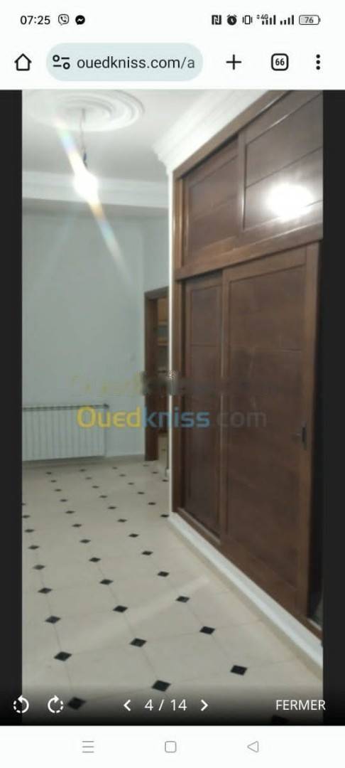 Location Niveau de villa F4 Birkhadem