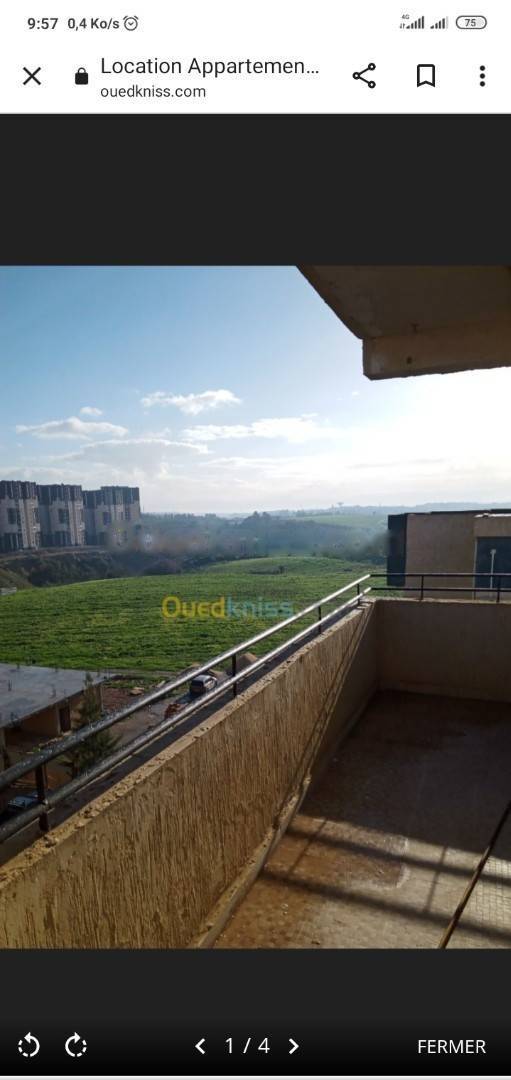 Location Appartement F4 Ouled Fayet