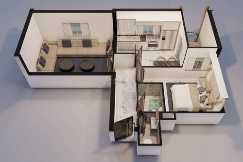 Vente Appartement F2 Bordj El Kiffan