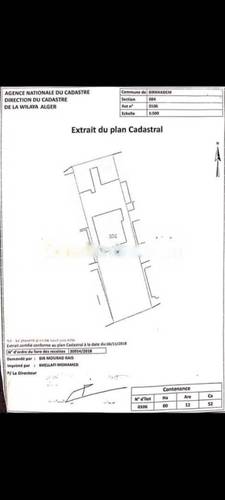 Vente Terrain Birkhadem