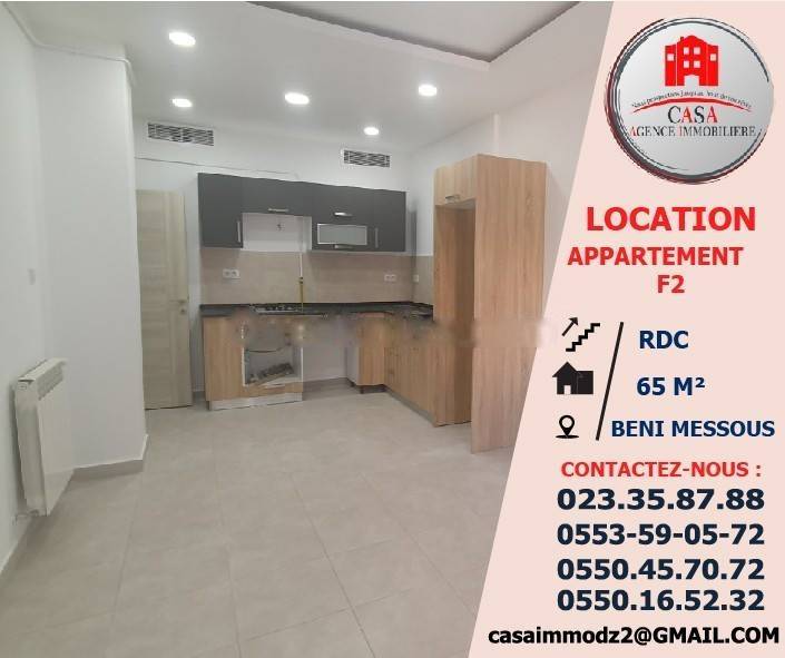 Location Appartement F2 Beni Messous