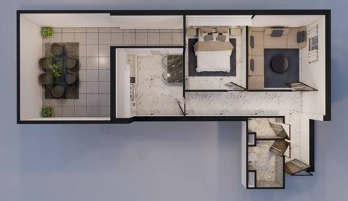 Vente Appartement F2 Bordj El Kiffan