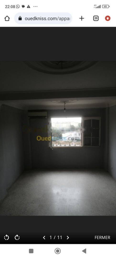 Location Appartement F3 Kouba