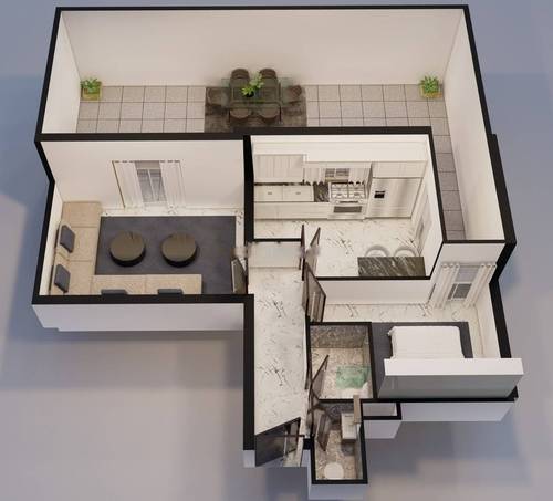 Vente Appartement F2 Bordj El Kiffan