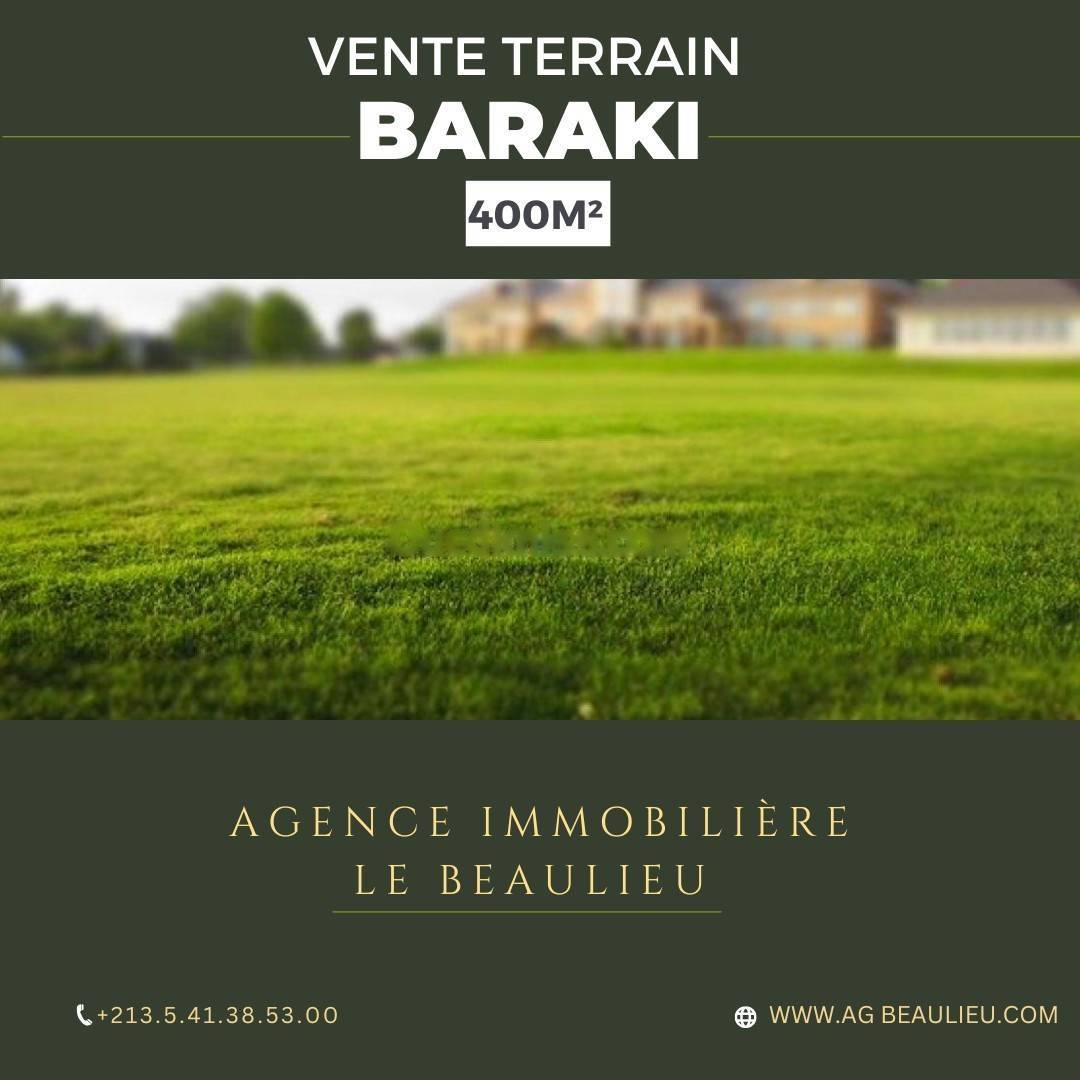 Vente Terrain Baraki