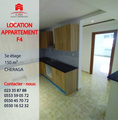 Location Appartement F4 Cheraga