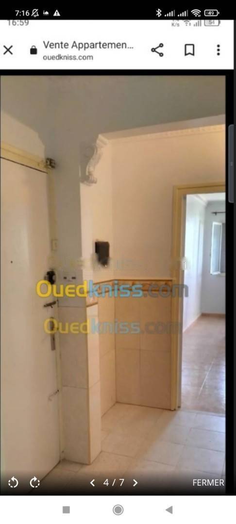 Location Appartement F3 Kouba