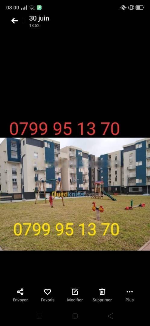 Location Appartement F5 Reghaia
