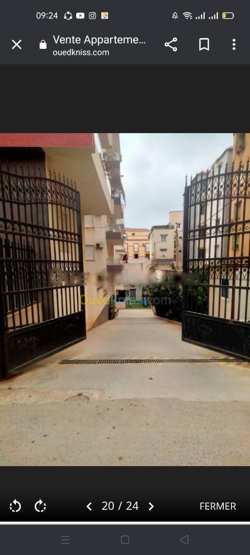 Vente Appartement F5 Djasr Kasentina