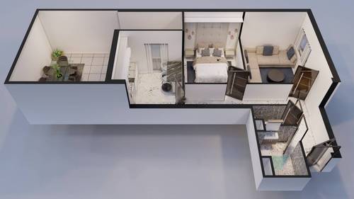 Vente Appartement F2 Bordj El Kiffan