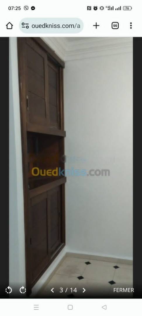 Location Niveau de villa F4 Birkhadem