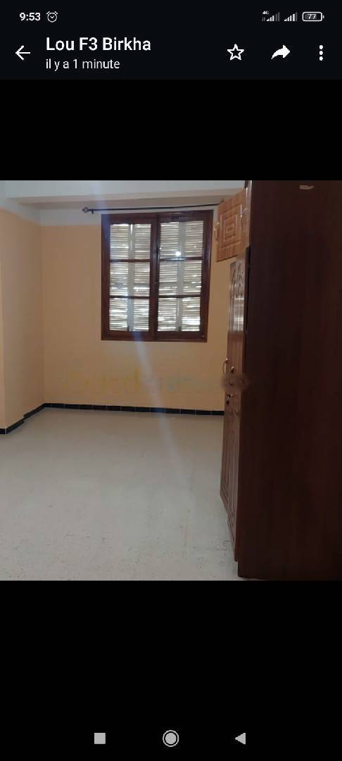 Location Appartement F3 Birkhadem