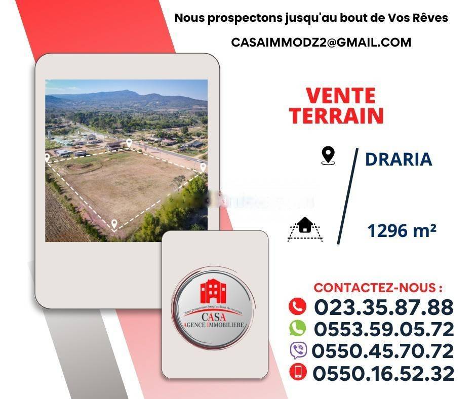 Vente Terrain Draria