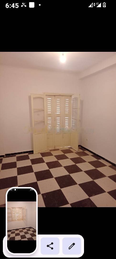 Vente Appartement F4 Baba Hassen