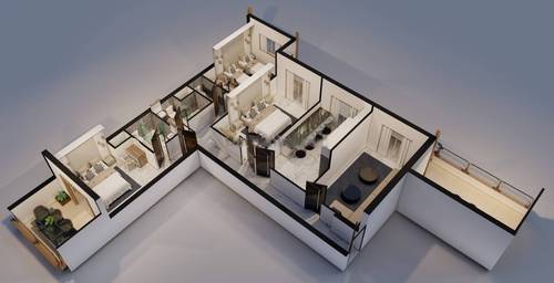 Vente Appartement F2 Bordj El Kiffan