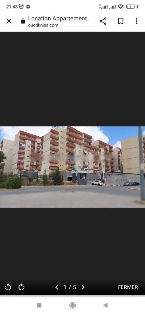 Location Appartement F3 Ouled Fayet